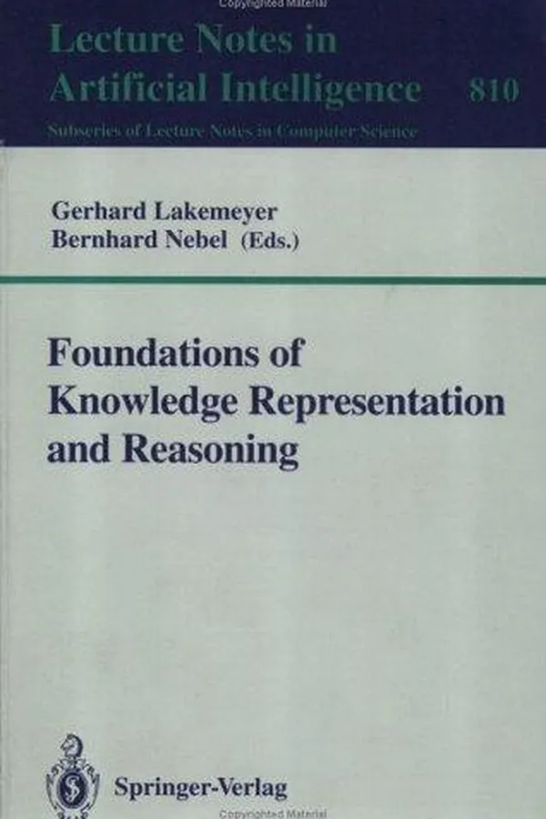 Capa de Foundations of knowledge representation and reasoning