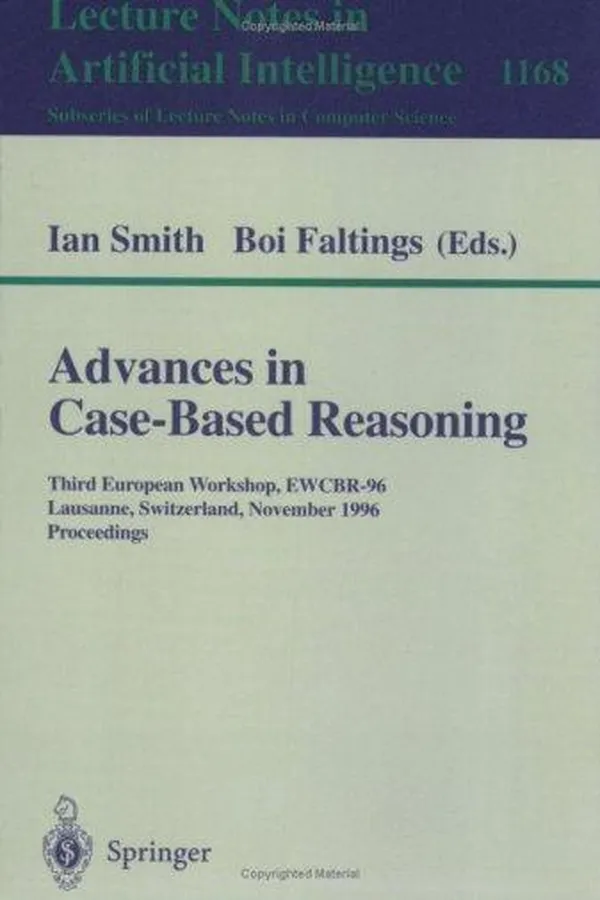 Capa de Advances in case-based reasoning