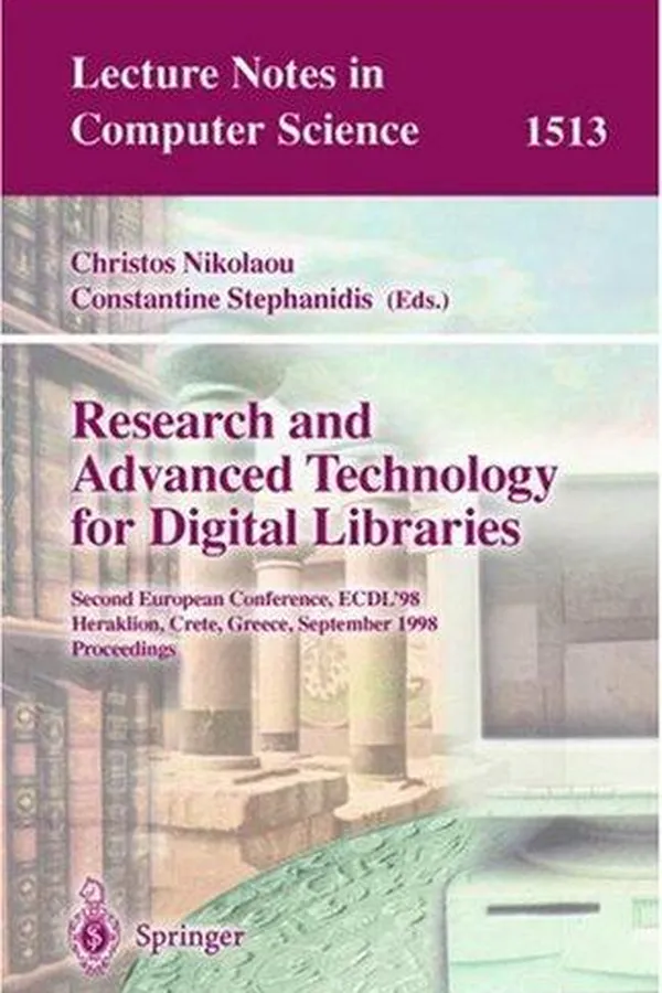 Capa de Research and advanced technology for digital libraries