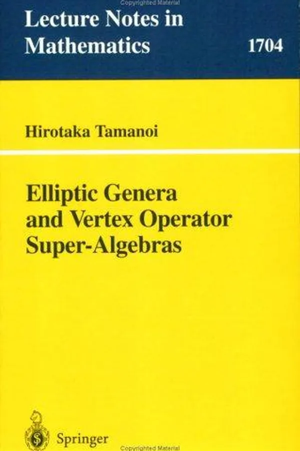 Capa de Elliptic genera and vertex operator super-algebras