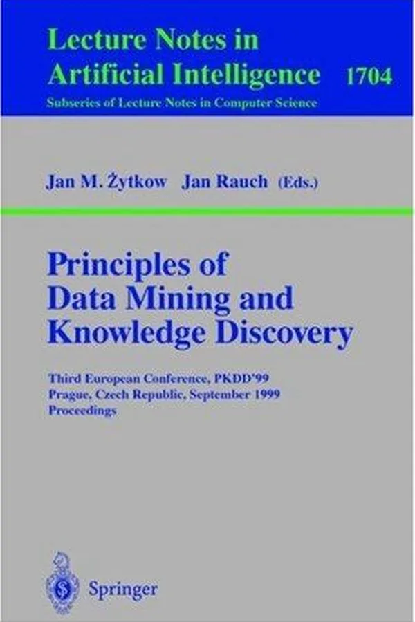 Capa de Principles of data mining and knowledge discovery