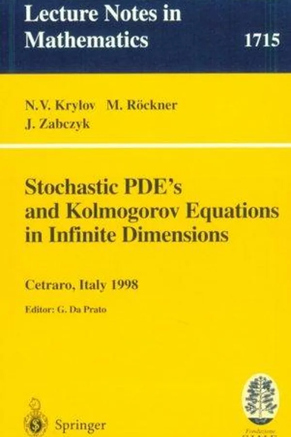 Capa de Stochastic PDE's and Kolmogorov equations in infinite dimensions