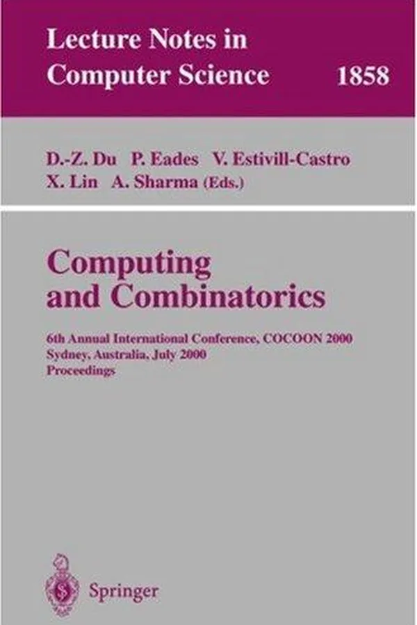 Capa de Computing and combinatorics