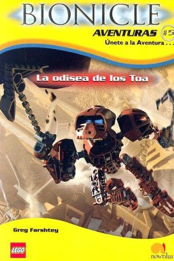 Capa de La Odisea De Los Toa / Voyage of Fear (Bionicle Aventuras) (Bionicle Aventuras)