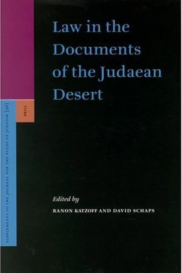 Capa de Law in the documents of the Judaean desert