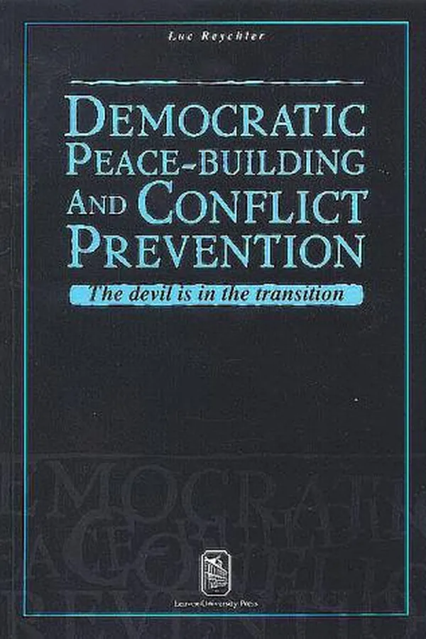 Capa de Democratic peace-building and conflict prevention