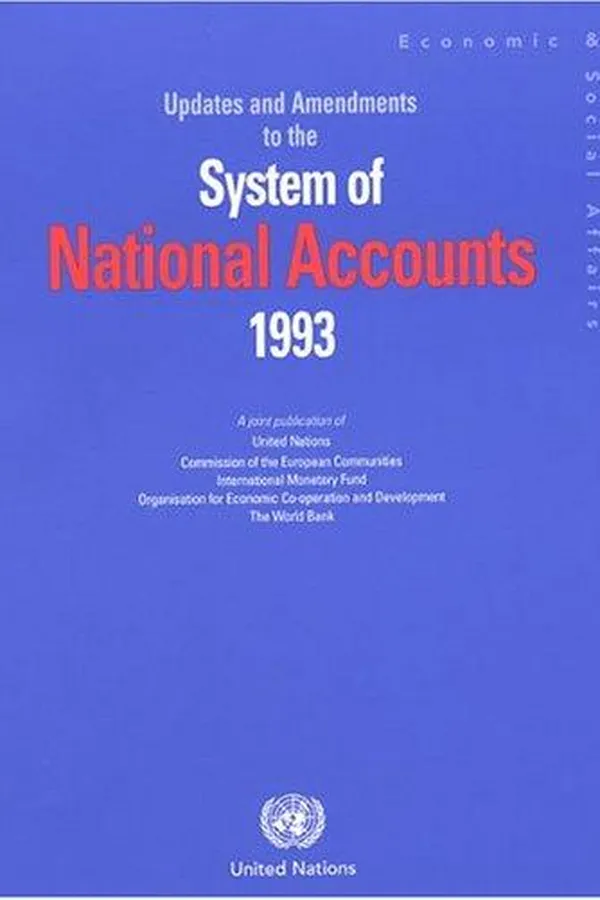 Capa de Updates and Amendments to the System of national accounts 1993