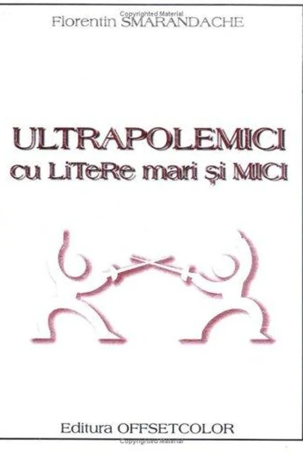 Capa de Ultrapolemici cu litere mari si mici