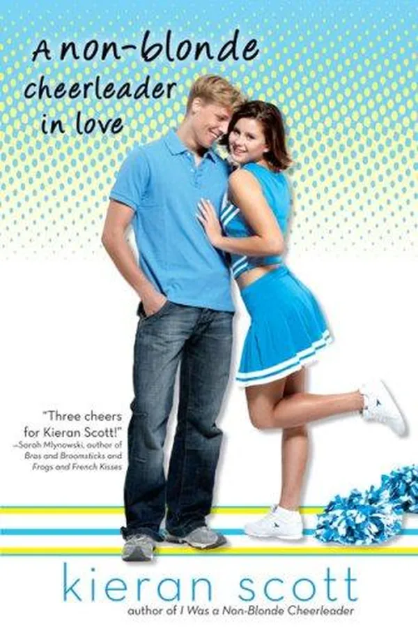 Capa de A non-blonde cheerleader in love