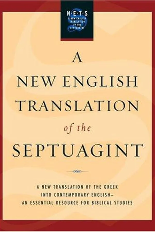 Capa de A new English translation of the Septuagint