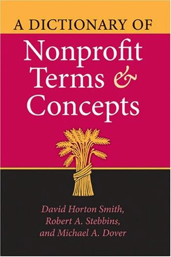 Capa de A dictionary of nonprofit terms and concepts