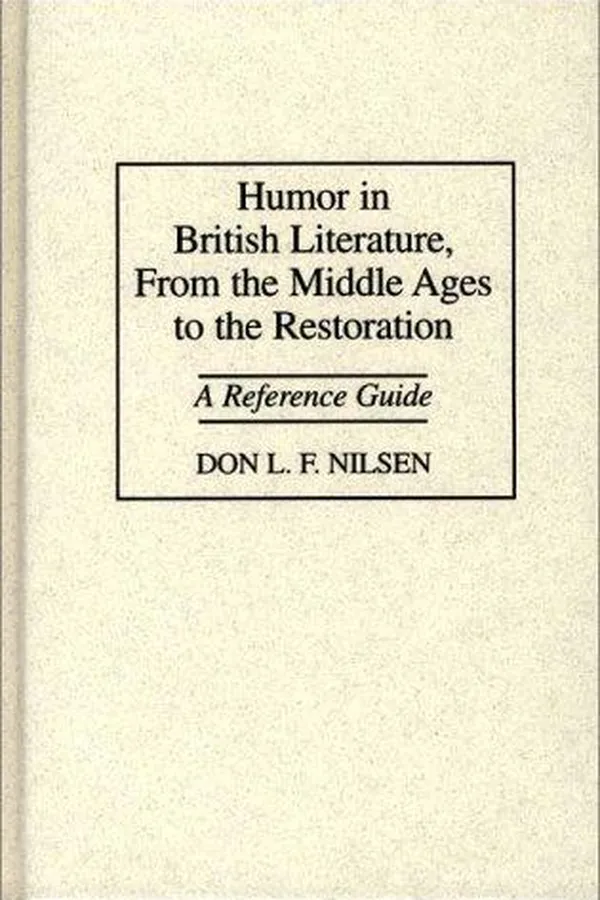Capa de Humor in British literature, from the Middle Ages to the Restoration