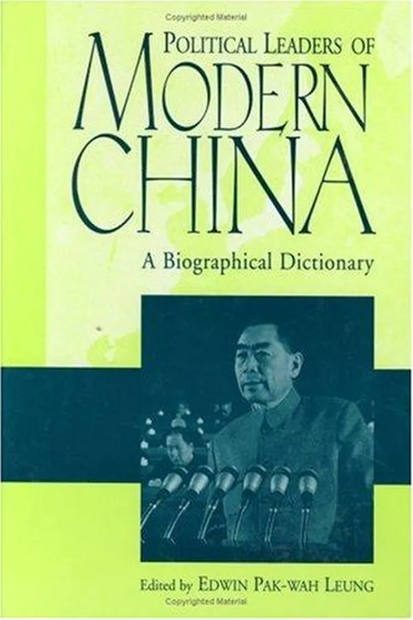 Capa de Political Leaders of Modern China