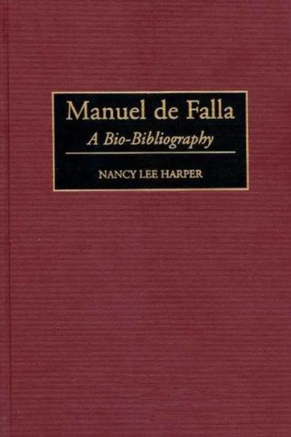 Cover of Manuel de Falla