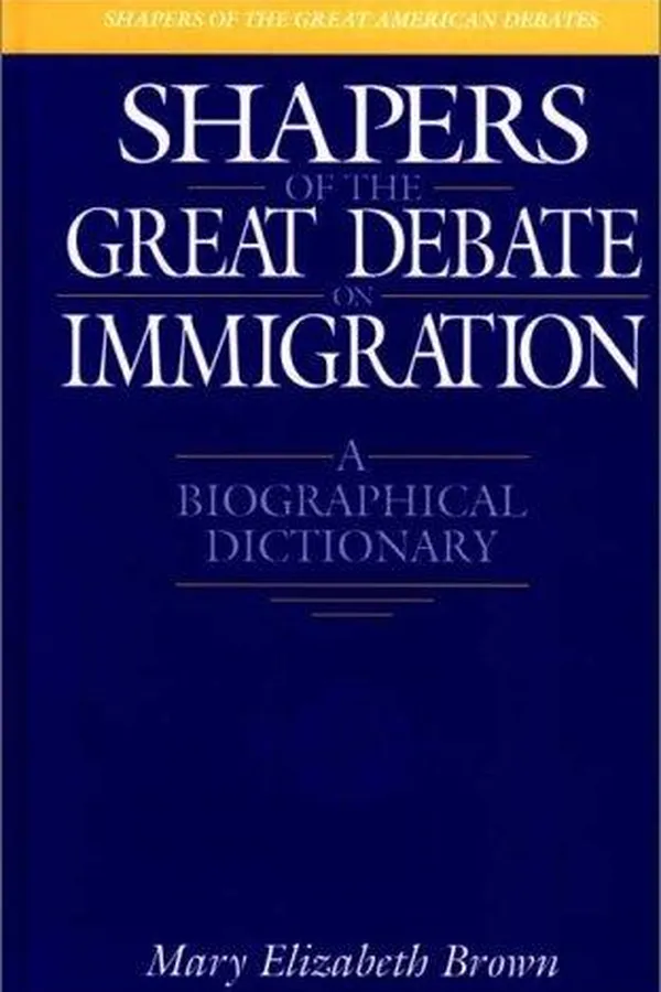 Capa de Shapers of the great debate on immigration
