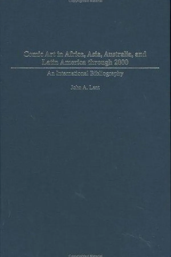 Capa de Comic Art in Africa, Asia, Australia, and Latin America through 2000