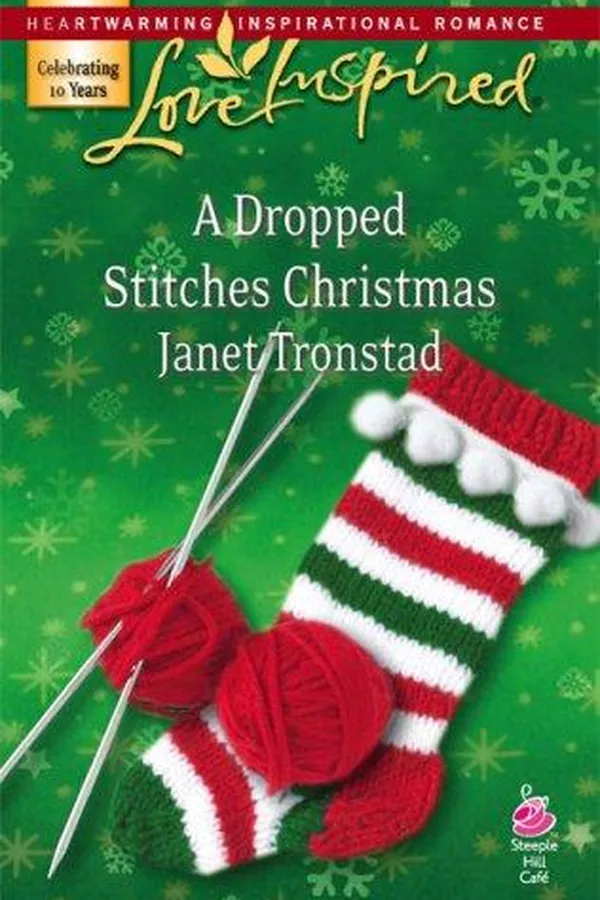 Capa de A Dropped Stitches Christmas (Sisterhood Series #2) (Love Inspired #423)