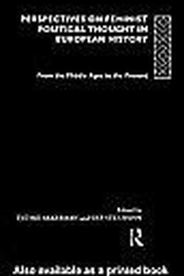 Capa de Perspectives on feminist political thought in European history
