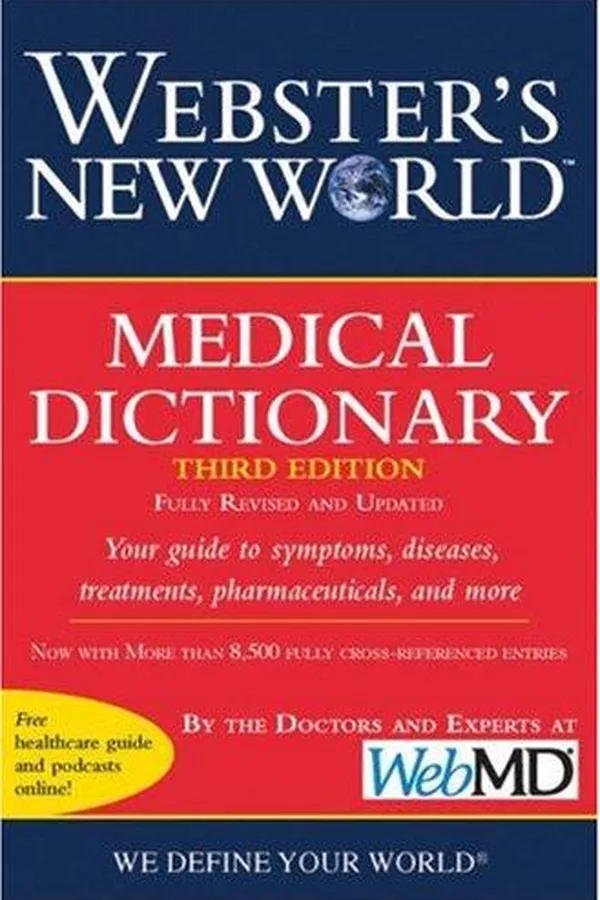 Capa de Webster's New World Medical Dictionary, Fully Revised and Updated