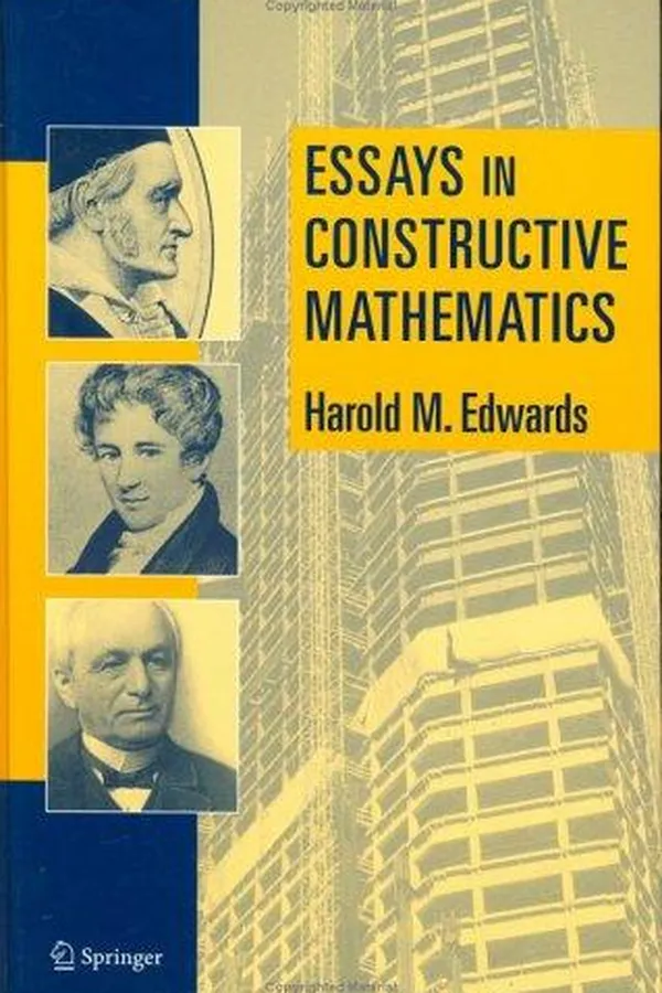 Capa de Essays in Constructive Mathematics
