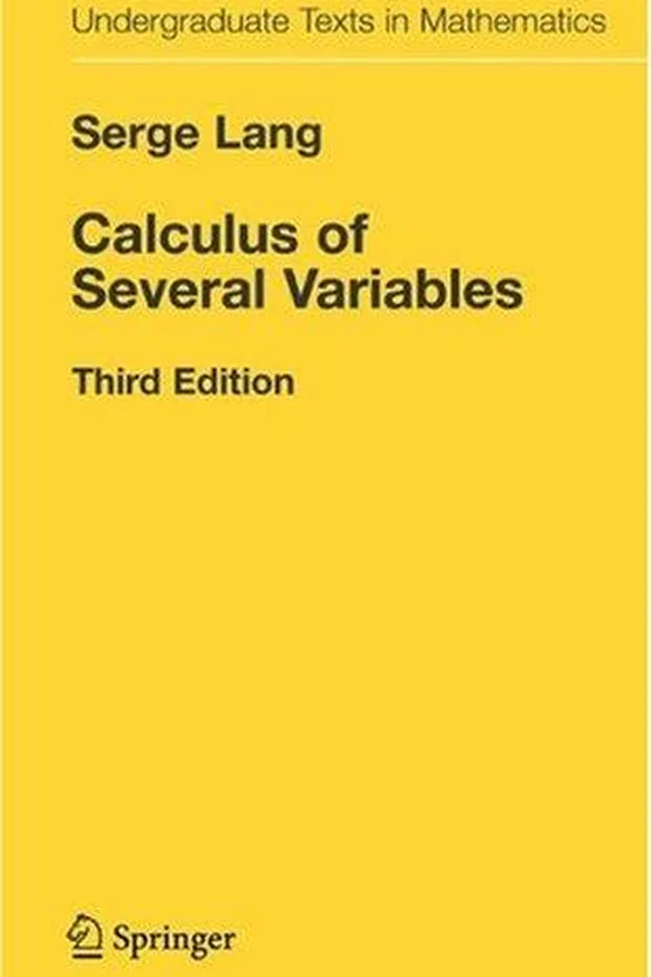 Cover of Calculus of several variables