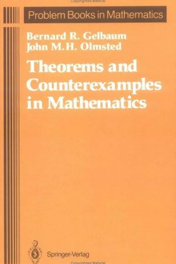 Cover of Theorems and counterexamples in mathematics