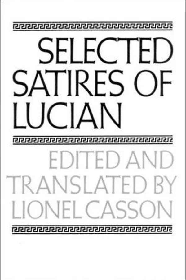 Capa de Selected satires of Lucian