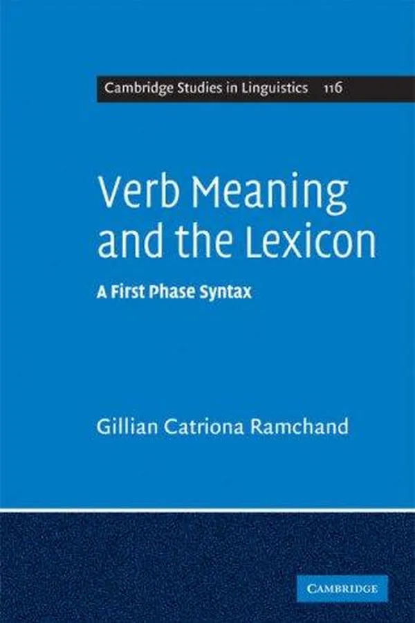 Capa de Verb Meaning and the Lexicon