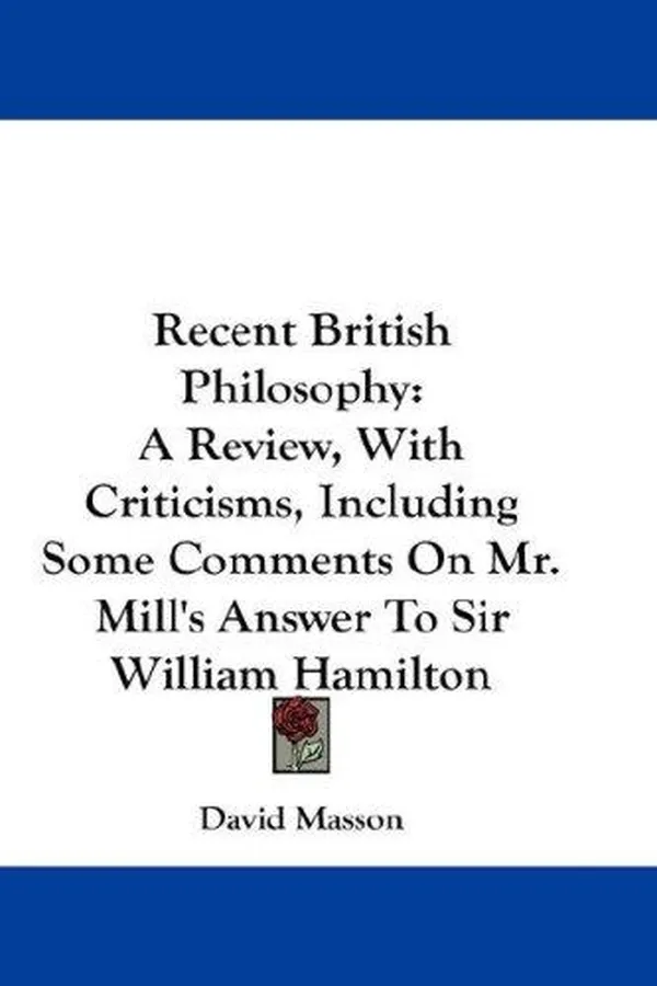 Capa de Recent British philosophy