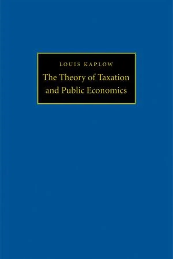 Capa de The Theory of Taxation and Public Economics