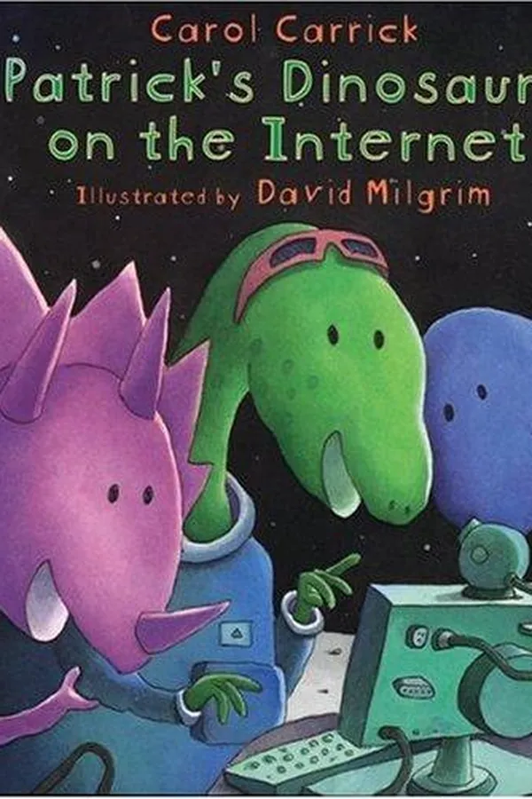 Capa de Patrick's dinosaurs on the Internet