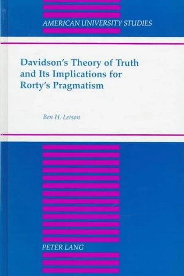 Capa de Davidson's theory of truth and its implications for Rorty's pragmatism