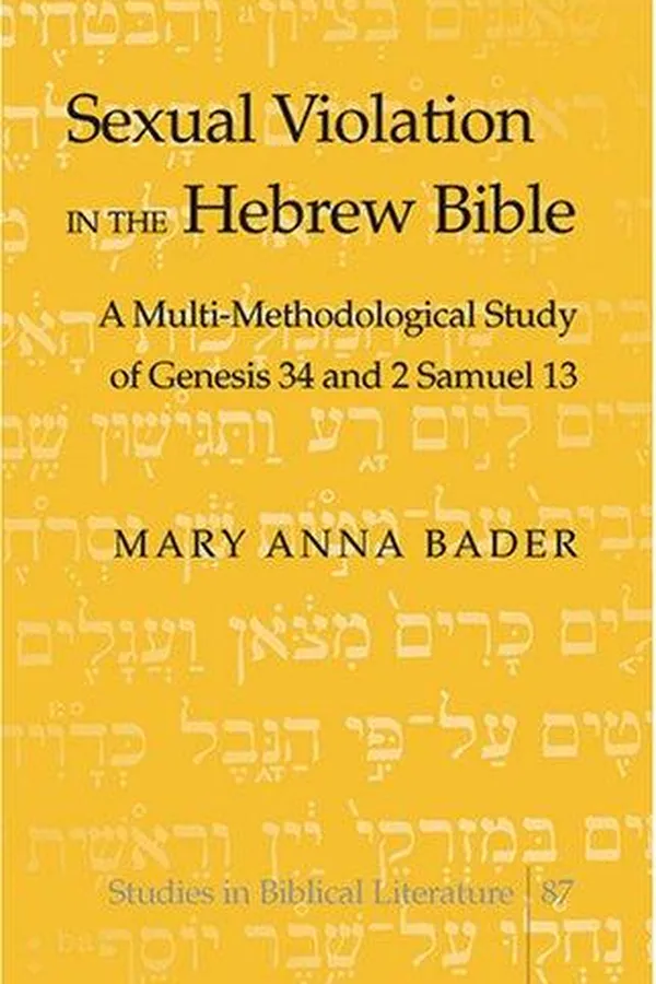 Capa de Sexual violation in the Hebrew Bible