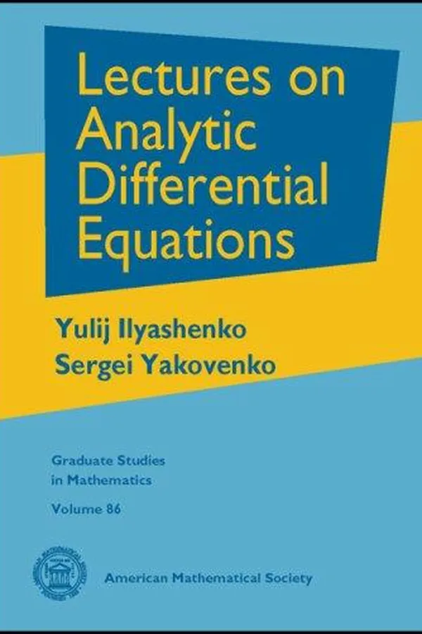 Capa de Lectures on analytic differential equations