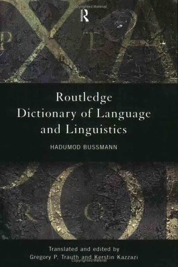 Capa de Routledge dictionary of language and linguistics