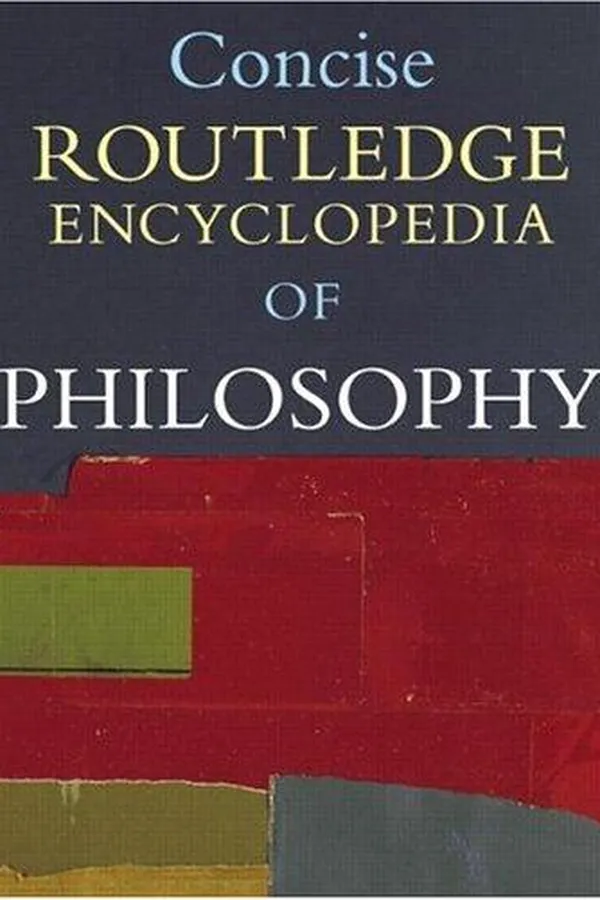 Capa de Concise Routledge Encyclopedia of Philosophy