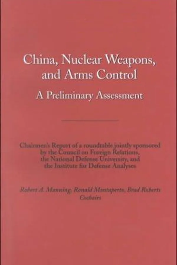 Capa de China, nuclear weapons, and arms control