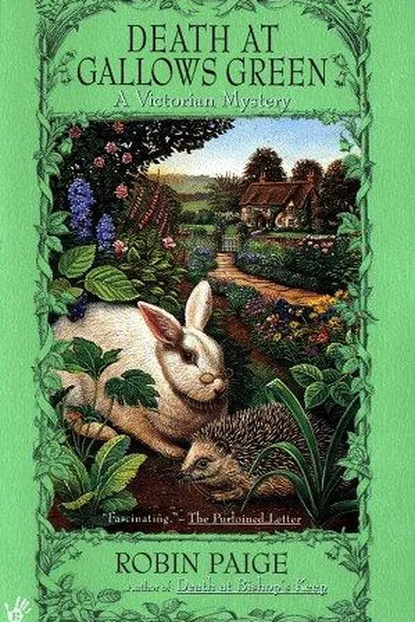 Capa de Death at Gallows Green (Robin Paige Victorian Mysteries, No. 2)