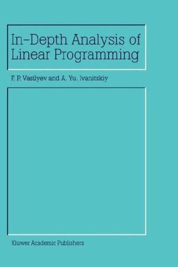 Capa de In-depth analysis of linear programming