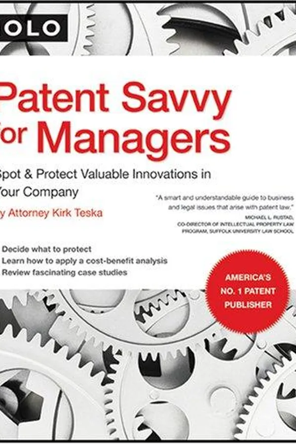 Capa de Patent Savvy for Managers