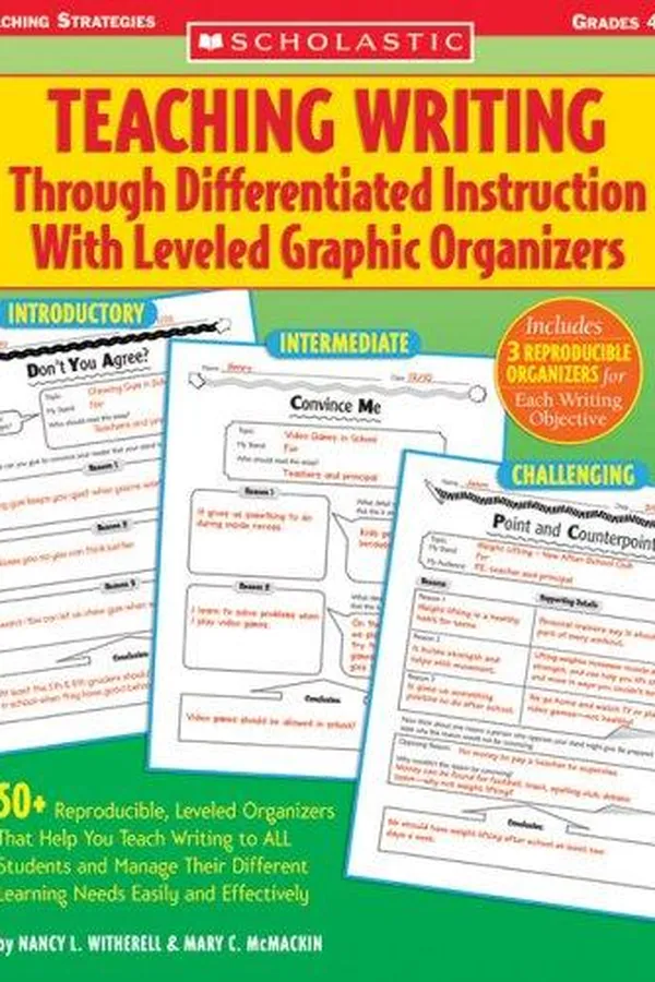 Capa de Teaching writing through differentiated instruction with leveled graphic organizers