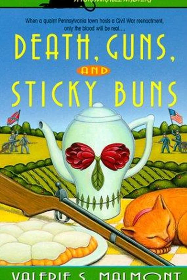 Capa de Death, guns, and sticky buns