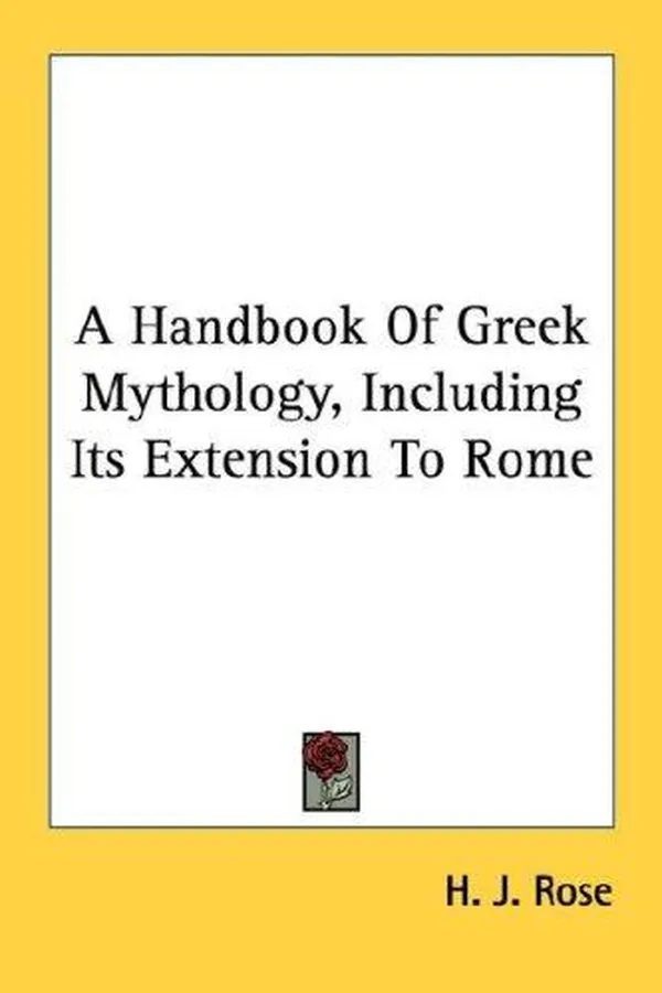 Capa de A handbook of Greek mythology, including its extension to Rome
