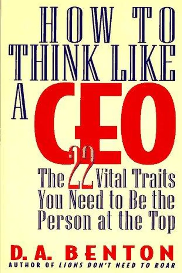 Capa de How to Think Like a CEO