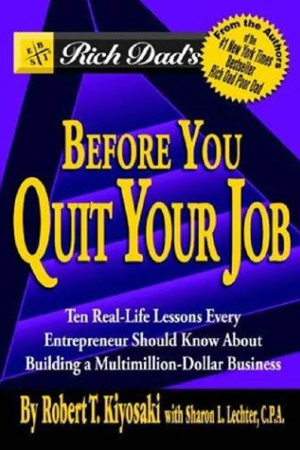 Capa de Rich Dad's Before You Quit Your Job