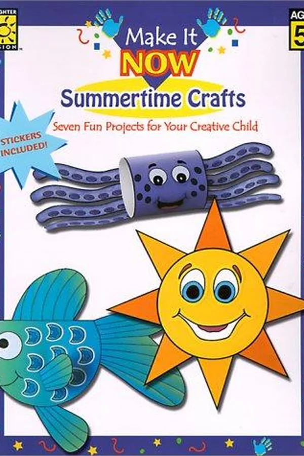 Capa de Summertime crafts (Make it now crafts)