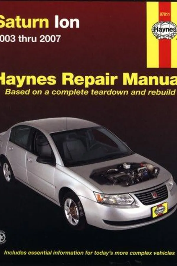 Capa de Saturn Ion 2003-2007 (Automotive Repair Manual)