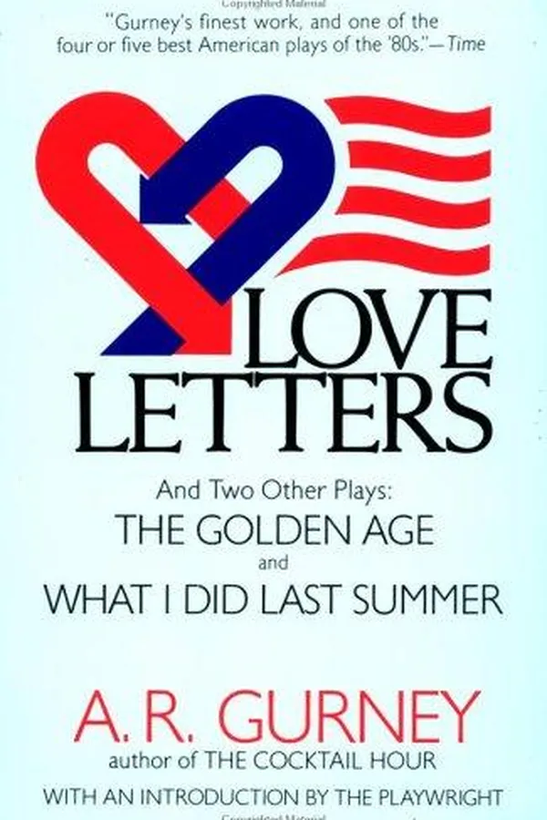 Capa de Love letters, and two other plays, The golden age and What I did last summer