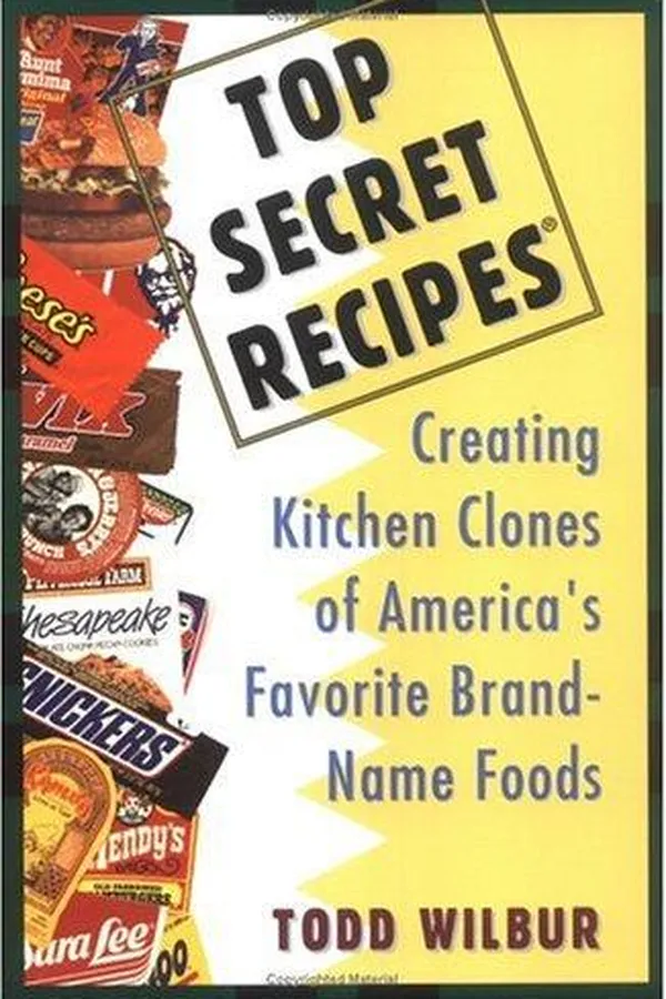 Capa de Top secret recipes