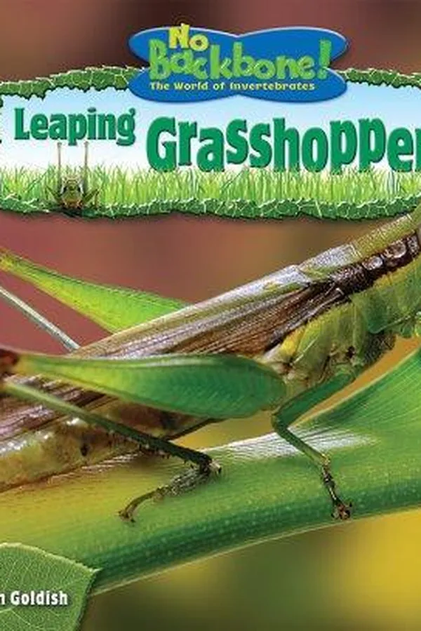 Capa de Leaping Grasshoppers (No Backbone! the World of Invertebrates)